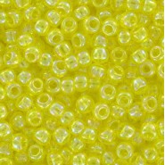 Toho rocailles 8/0 rond Transparent-Rainbow Lemon - TR-08-175